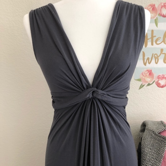 V-Neck A-Shape Forever 21 Gray Dress - Picture 5 of 8